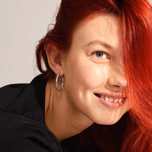 Naja Pi Hoops - Silver Plated - Medium