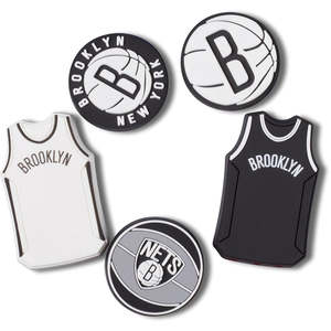 Jibbitz: Jibbitz NBA Brooklyn Nets 5 Pack