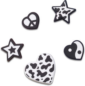 Jibbitz: Jibbitz Mono BnW 5 Pack