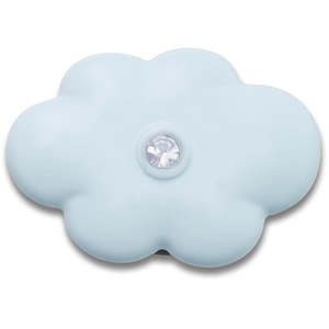 Jibbitz Blue Flower With Crystal