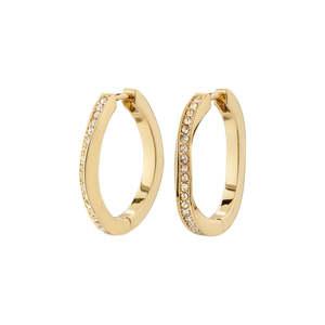 True Earrings - Gold Plated - Crystal