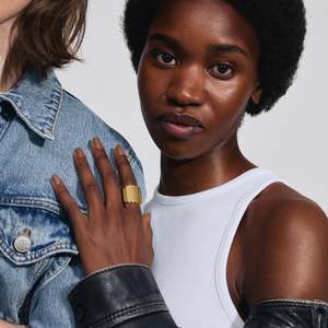 Jewellery 2: Laurel Recycled Ring - Gold Plated