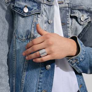 Laurel Recycled Ring - Silver Plated
