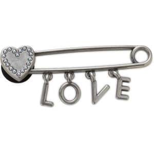 Jibbitz: Jibbitz Love Safety Pin
