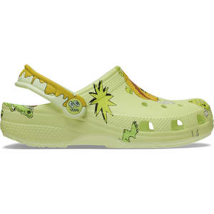 Footwear: Classic Glow Silly Slime Clog Kids