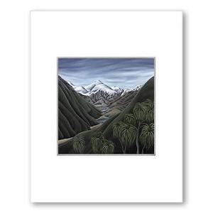 Beyond The Cascade NZ Print 28 x 35 cm