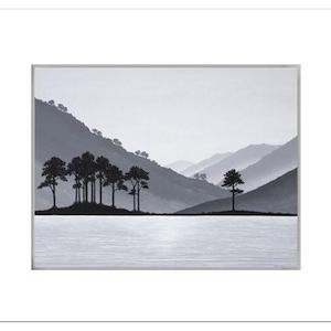 New Zealand Prints: As The Mist Clears NZ Print 28 x 35 cm