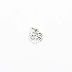 Tree of Life Heart Charm