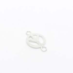 Silver Studs 1: Peace Silver Charm