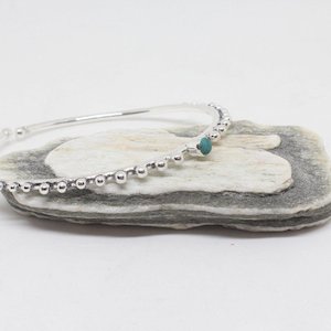 Brass Silver Played Bangles: Princess Silver Plated Bangle