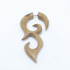 Plugs Stretchers 1: Tattoo Narra Wood Stretchers