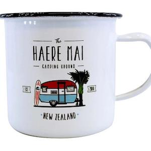 Kitchenware: Haere Mai Enamel Mug