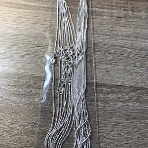 Diamond Cut Silver Chain