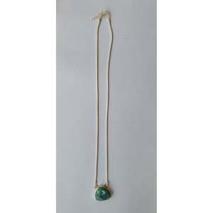 Adana Gemstone Triangle Sterling Silver Necklace