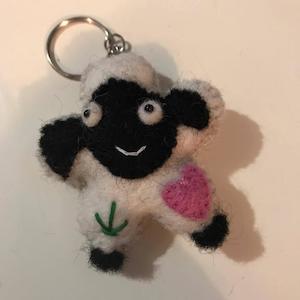 All Keyring: Happy Felt Sheep Keyring