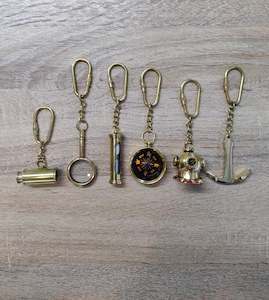 All Keyring: Nautical Brass Keyring