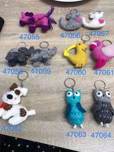 Cute Felt Keyring