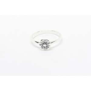 Dandelion Silver Ring