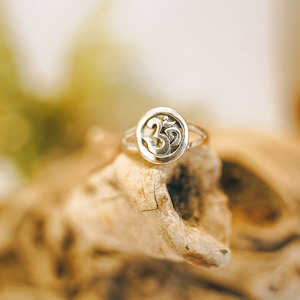Silver Rings Collection: Ohm Sterling Silver Rings