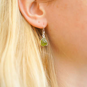 Arwen Natural Cutstone Sterling Silver Earrings