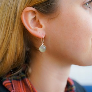 Silver And Gemstone Earrings: Earth Dara Sterling Silver Earrings
