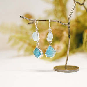 Lara Topaz & Apatite Gemstone Sterling Silver Earrings