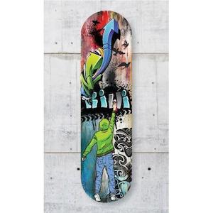 Wall Art 1: Grafiti Kiwi ACM Skateboard Art