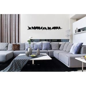 Wall Art 1: Flock of Sparrows