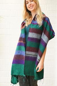 Stripe Brush Shawls