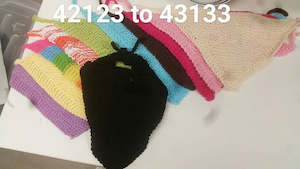 Hand knitted Multi Scarf