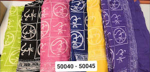Om Prayer Cotton Sarong
