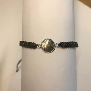 Kohatu Paua Sterling Silver Bracelet