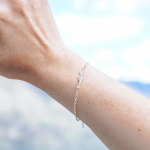 NZ Fern Sterling Silver Bracelet