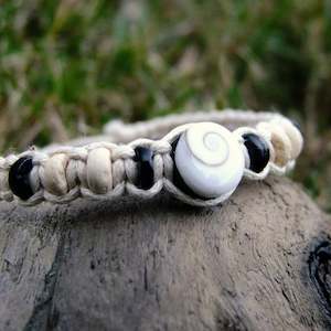Shiva Shell Handwoven Bracelet