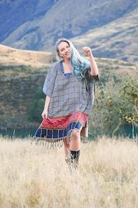 Sage Square Poncho