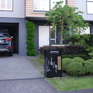 Products: Haast Letterbox Kissing Tui Design - The Outside Outdoor Design Concepts