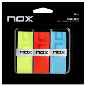 Padel Accessories: NOX - Colourful Overgrip 3 pack - Red, Lime, Blue