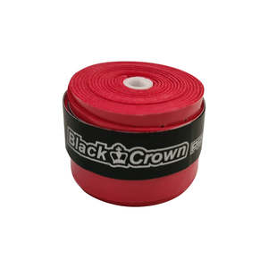 Padel Accessories: BLACK CROWN - Perforated Overgrip - RED