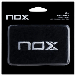 Padel Accessories: NOX Wristband 5" - 2 Pack Black