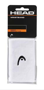 HEAD Wristband 5" 2 Pack - White