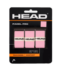 Padel Accessories: HEAD Padel Pro Overgrip 3PK - Pink