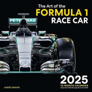 Calendars: Art of the Formula 1 Race Car 2025 Calendar