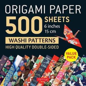 Origami Paper Sheets Value Pack: 500 Washi Patterns