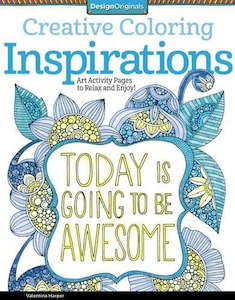 Activity Books For Adults: Creative Coloring Inspirations: Art Activity Pages to Relax and Enjoy!