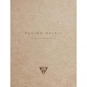 Art Journals Visual Diaries: Flying Spirit Sketch Book A5 Kraft