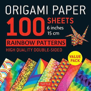 Origami: Origami Paper Rainbow 15cm 100 Sheets