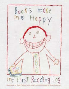 Notebooks Journals Notepads: Books Make Me Happy - My First Reading Log