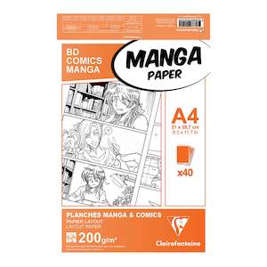 Clairefontaine Manga Paper A4 200 GSM - Pack of 40 Sheets
