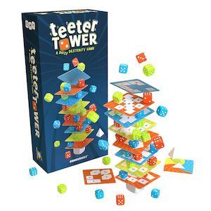 Games: Teeter Tower: A Dicey Dexterity Game