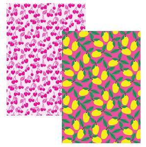 Gift Wrap: Lemons and Cherries Wrap by Roger la Borde - Single Sheet